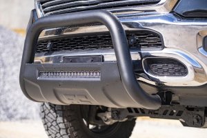Ram 1500 Classic Bull Bar - Front - Rough Country - LED - Black - '19-'22